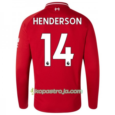 Billiga Fotbollströjor Liverpool Henderson 14 Hemma tröja 2018/19 Långärmad